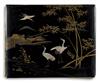(JAPAN) A splendid album containing 50 delicately hand-colored images of Japan, including parks, tea houses, snow-covered trees,